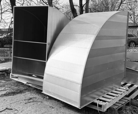 Ventilation Duct Elbow 90° – 1600×1000 mm in stock (2 pcs)